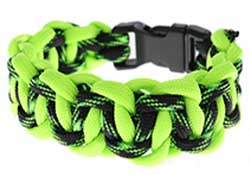 Cobra belly paracord bracelet tutorial